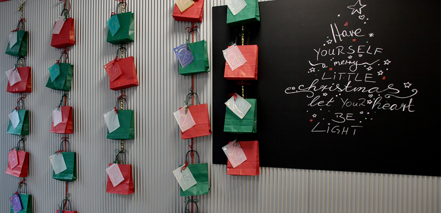 Der Adventskalender für die Mitarbeiter