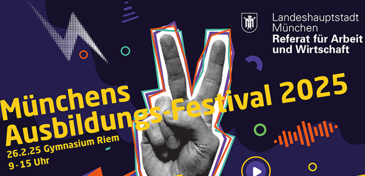 Poster von Münchens Ausbildungsfestival 2025